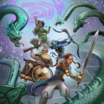 As our heroes fight the hydra, we see just some of the variety of symptoms represented in this book. The paladin has a prosthetic arm to assist with their amputation. The barbarian rages from their wheelchair, providing mobility for their paralyzed legs. The ranger, whose body is more accustomed to an aquatic environment just as someone in the real world may be more comfortable in a quieter or darker sensory environment, finds ways to compensate and keep fighting. The wizard’s vitiligo may not be thought of as a disability, nor should it be, yet many in the real world experience severe discrimination due to unusual skin pigment — how many celebrities, corporate executives, or politicians do you know with visibly irregular skin?