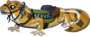 giant service lizard