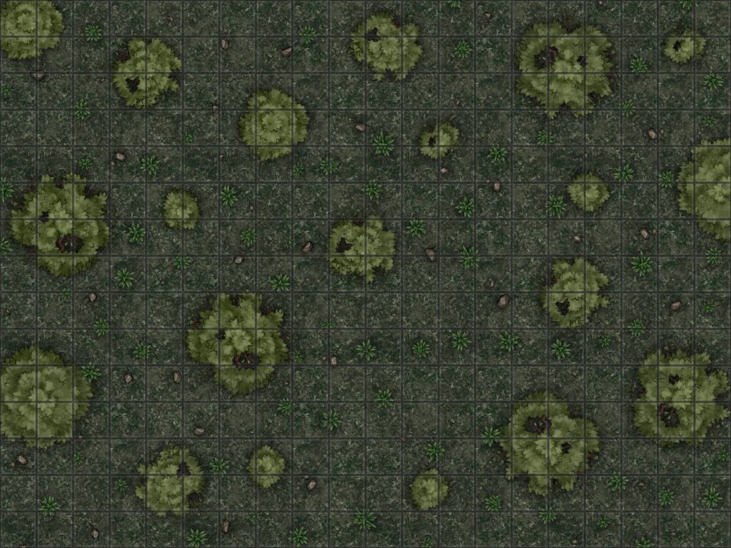 Forest Encounter Map, Hex