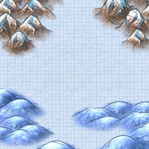 Caribou Valley Map, Square Grid