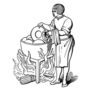 medieval peasant dishwasher