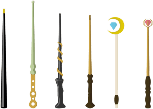 6 magic wands