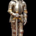 knight in full plate armor