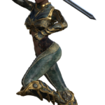 femme warrior with sword
