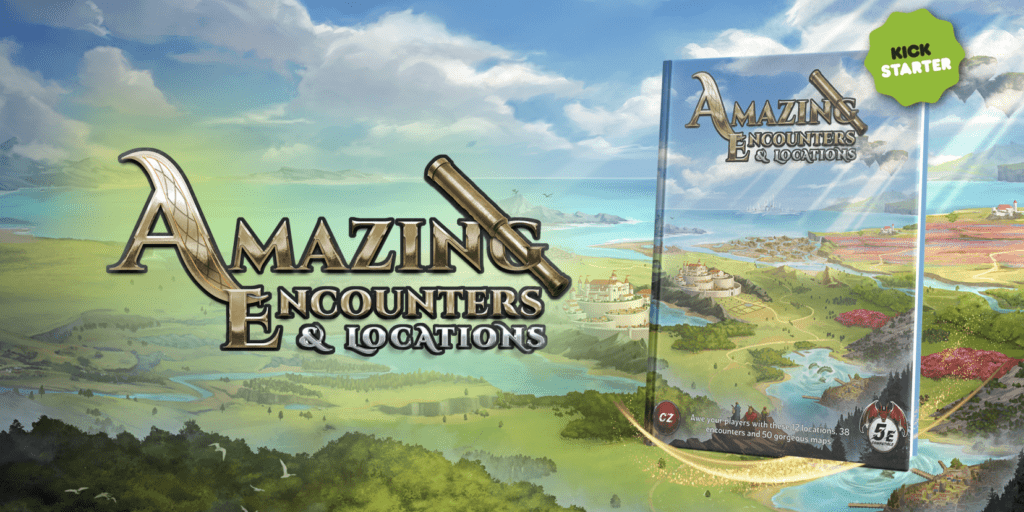 Amazing Encounters & Locations. CZRPG. Awe your players with these 12 locations, 38 encounters and 50 gorgeous maps. 5E