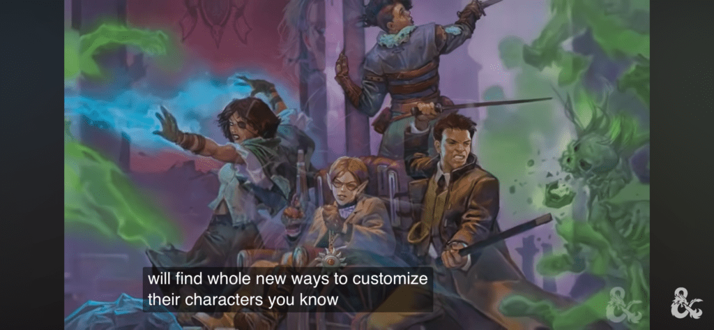 4 characters including one in a wheelchair. Caption reads: will find whole new ways to customize your characters you know